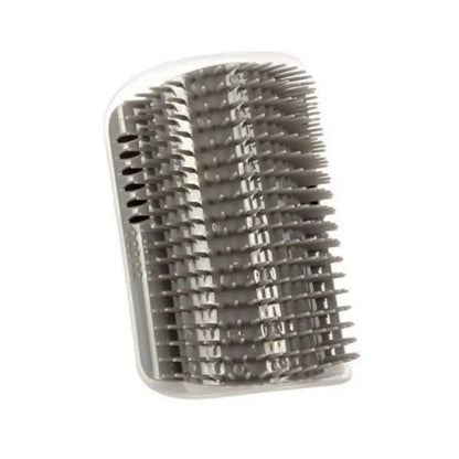 Cat Corner Brush, 1 Count Soft Massage Self Grooming Brush for Cats, Interactive Home Entertainment Tool for Cats and Dogs
